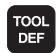 HEIDENHAIN ITNS 530 - Introduire les données d'outils dans le programme - 1