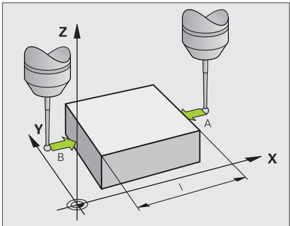 HEIDENHAIN ITNS 530 - Déterminer les dimensions d'une piece - 2