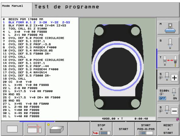 HEIDENHAIN ITNS 530 - Test de programme - 1