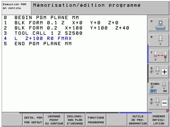HEIDENHAIN ITNS 530 - Menu principal fonctions spéciales SPEC FCT - 2