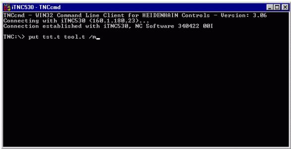 HEIDENHAIN ITNS 530 - Remplacer des données d'outils individuellement à partir d'un PC externe - 3