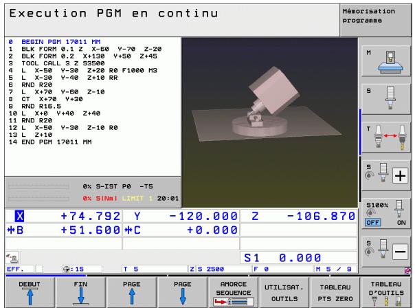 HEIDENHAIN ITNS 530 - Exécution de programme en continu et Exécution de programme pas à pas - 2