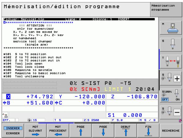 HEIDENHAIN ITNS 530 - Sélectionner les FICHIERS D'AIDE - 2