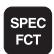 HEIDENHAIN ITNS 530 - Menu principal fonctions spéciales SPEC FCT - 1