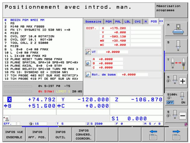 HEIDENHAIN ITNS 530 - Softkeys de partage d'écran - 1