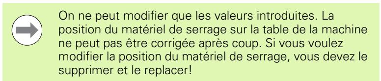 HEIDENHAIN ITNS 530 - Modifier un matériel de serrage - 1