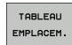 HEIDENHAIN ITNS 530 - Editor un tableau d'emplacements en mode Exécution de programme - 2