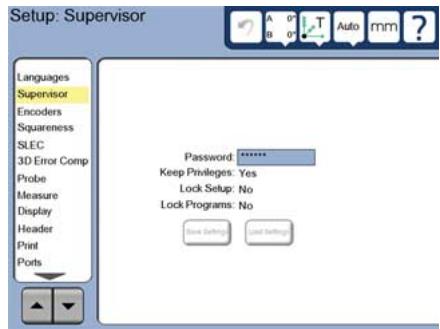 HEIDENHAIN ND 1400 QUADRA-CHEK - Introduza aPALAVRA-passedo Supervisor - 1