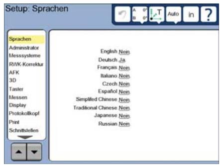 HEIDENHAIN ND 1400 QUADRA-CHEK - Menu SETUP aufrufen - 2