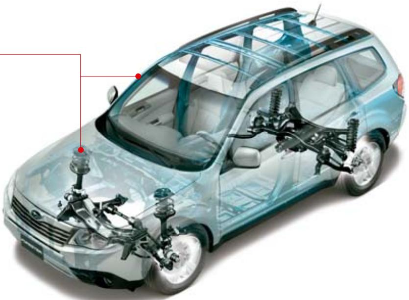SUBARU FORESTER - Suspension avant - 1