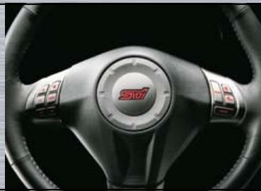SUBARU IMPREZA WRX STI - Commandes au volant du système audio et du régulateur de vitesse - 1