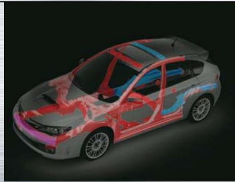SUBARU IMPREZA WRX STI - Structure de renforcement annulaire - 1