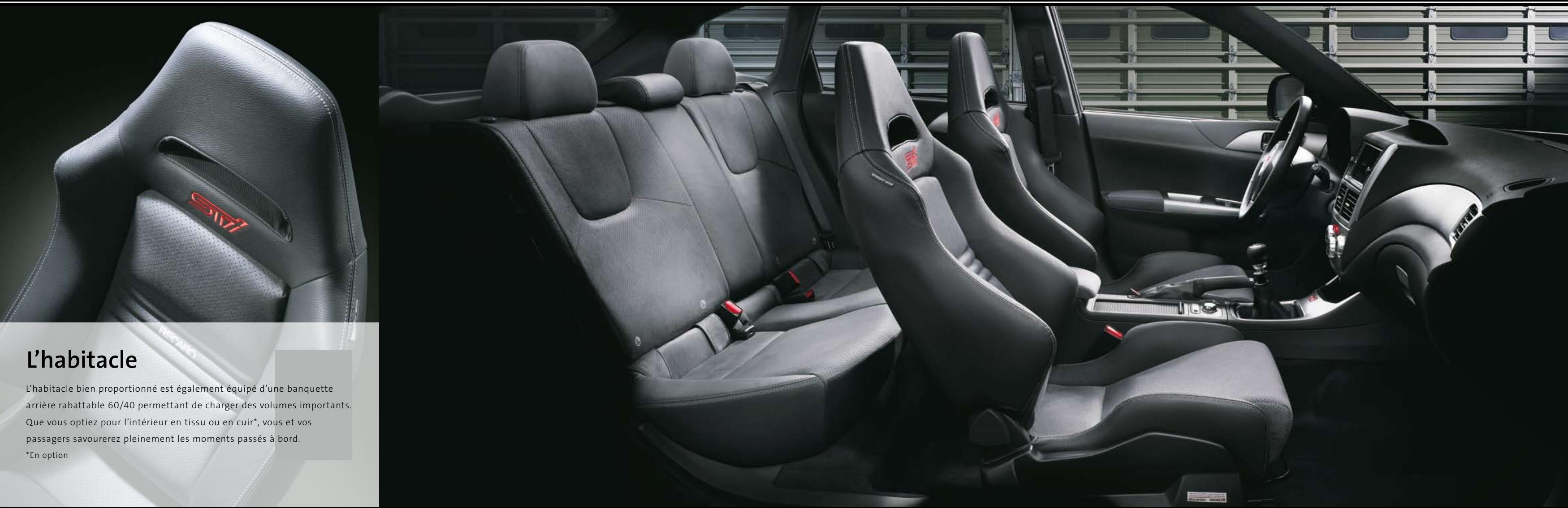 SUBARU IMPREZA WRX STI - Le poste de pilotage - 1
