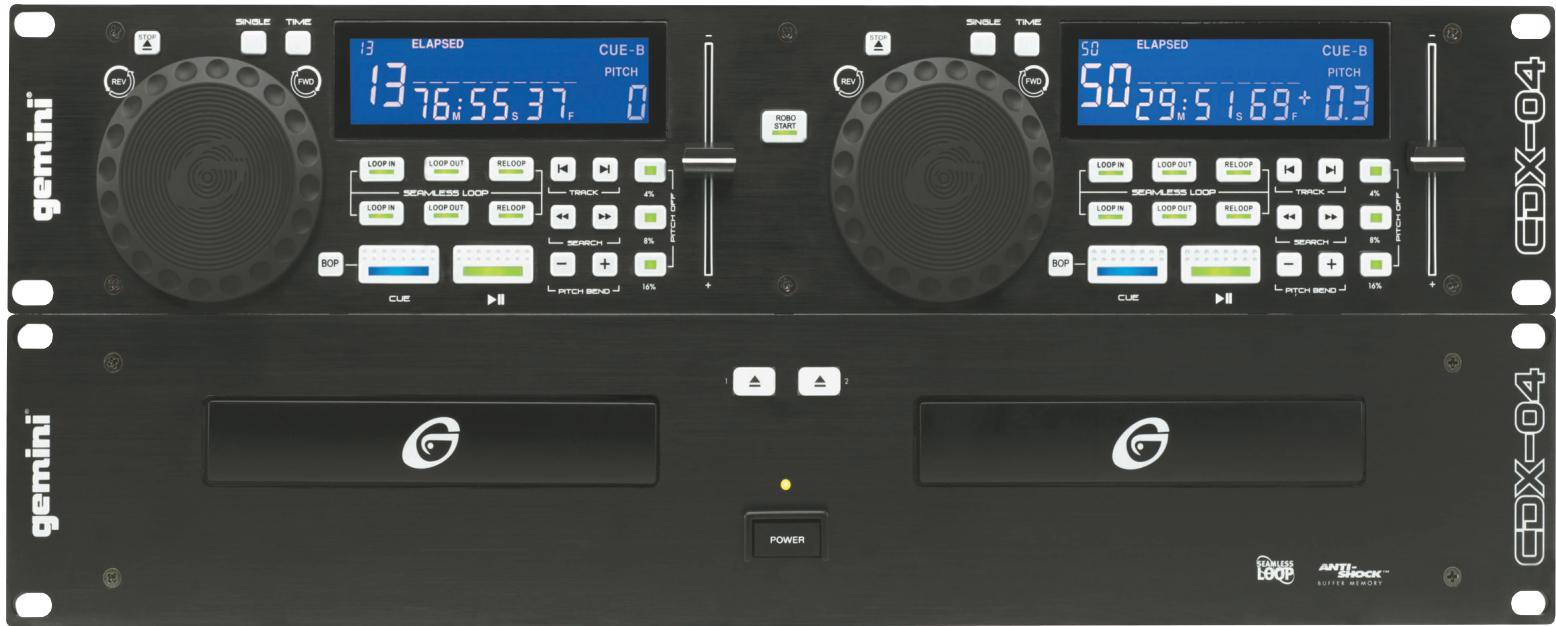GEMINI CDX-04 - AUDIO SECTION: - 2