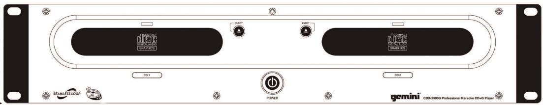 GEMINI CDX-2500G - 2
