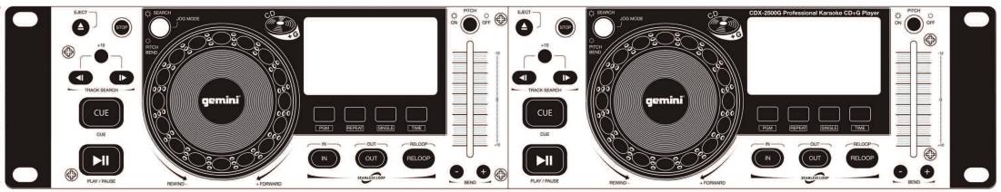 GEMINI CDX-2500G - 1