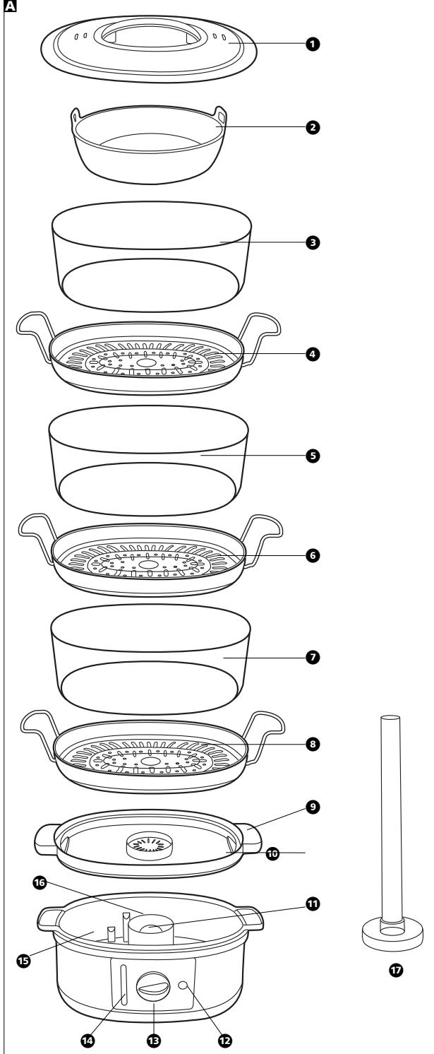 MORPHY RICHARDS 2-IN1 STAINLESS STEEL STEAMER - IapOBaPka n3 HepXKaBeIOuSei cTaJI N 2 B 1 - 3
