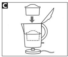 MORPHY RICHARDS BRITA WATER FILTER KETTLE 43532 - morphy richards - 4