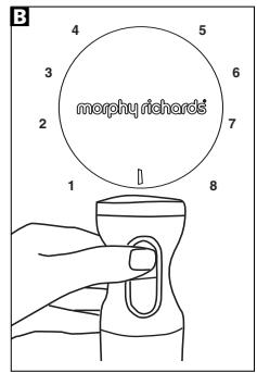 MORPHY RICHARDS HAND BLENDER SET - Gebruiken om ijfs fijn temalen - 2