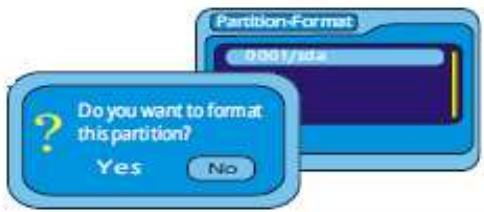AIRIS TD104H - 8-5 Format de partition : - 1