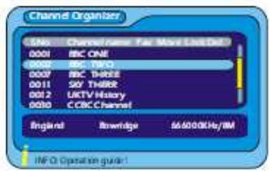 AIRIS TD104H - 5-1-2 Organiser les chaînes : - 3