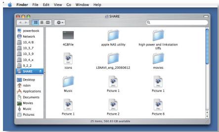 BUFFALO LINKSTATION PRO - Uso de la LinkStation en un Mac - 3