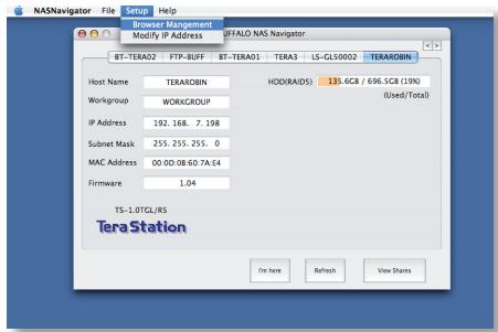 BUFFALO LINKSTATION PRO - Verwendend der LinkStation in Kombination mit einem Mac - 2