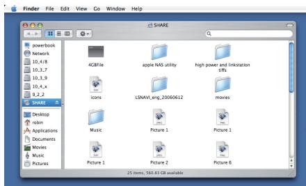 BUFFALO LINKSTATION PRO - Using your LinkStation with a Mac - 3