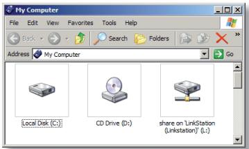 BUFFALO LINKSTATION PRO - Verwendend der LinkStation in Kombination mit einem Windows-PC - 3