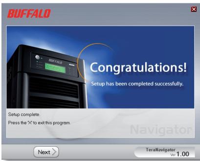 BUFFALO TERASTATION LIVE - Step 3: Installing Software (cont'd) - 2