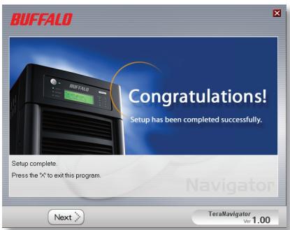 BUFFALO TERASTATION LIVE - Trin 3: Installation of software (fortsat) - 2