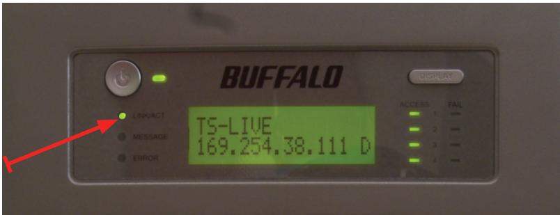BUFFALO TERASTATION LIVE - Étape 2 : vérifier votre connexion - 1