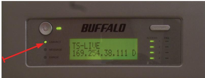 BUFFALO TERASTATION LIVE - Steg 2: Kontrollera anslutningen - 1