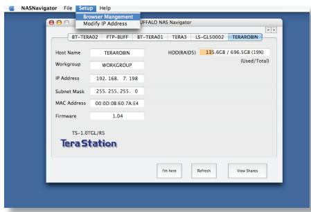 BUFFALO TERASTATION LIVE - Bruke TeraStation med Mac - 2