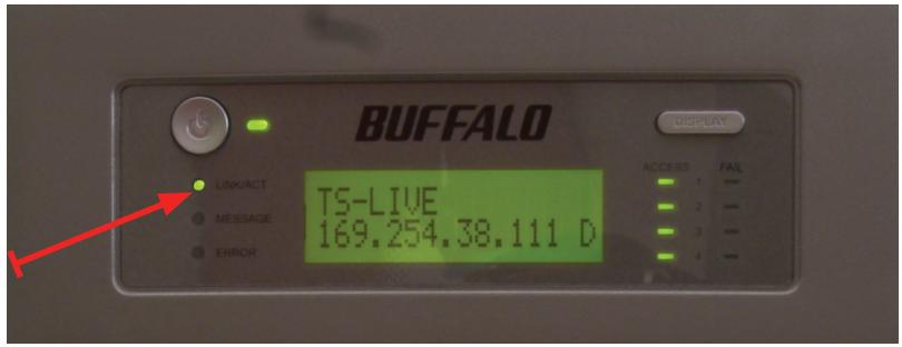 BUFFALO TERASTATION LIVE - Trinn 2: Kontroller forbindelsen - 1