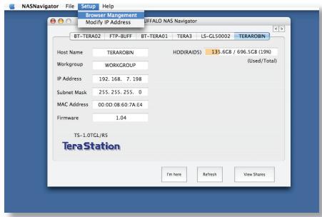 BUFFALO TERASTATION LIVE - Het TeraStation met een Mac gebruiken - 2