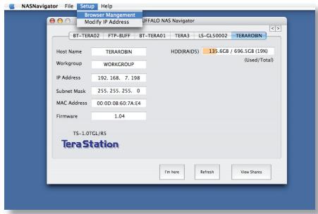 BUFFALO TERASTATION LIVE - Using your TeraStation with a Mac - 2
