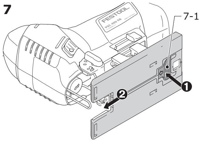 FESTOOL PSBC 400 EBC - Sciage avec semelles spéciales - 1