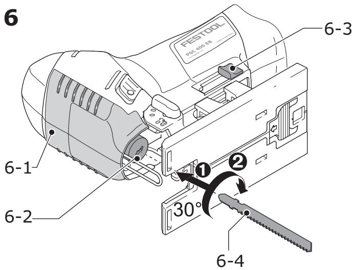 FESTOOL PSBC 400 EBC - Peligro de lesiones, electrocución - 1