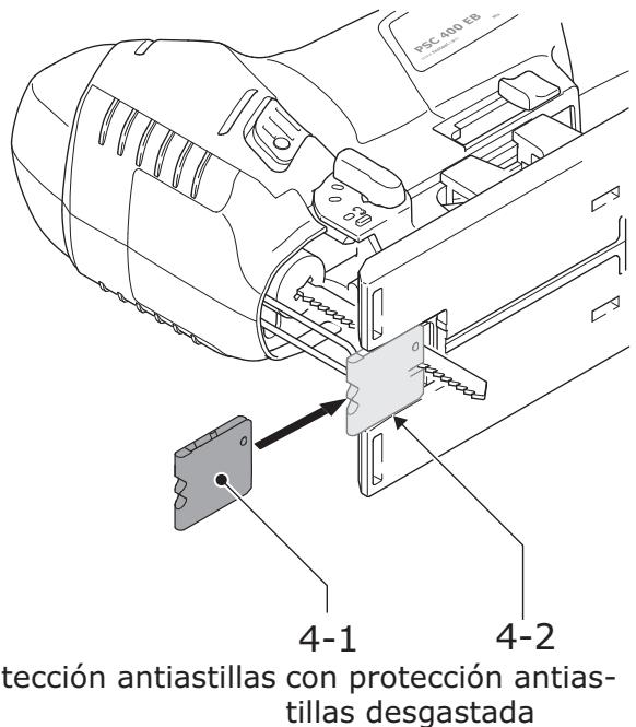 FESTOOL PSBC 400 EBC - Montaje de la proteccion antiastillas - 1