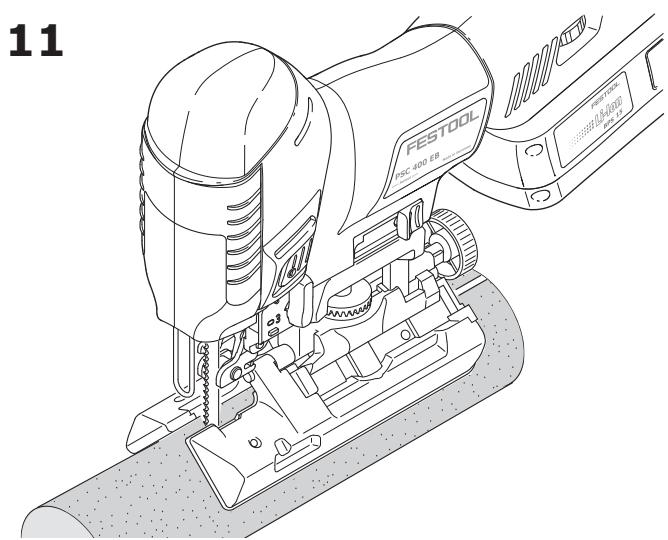FESTOOL PSBC 400 EBC - Ajuste del ángulo - 4