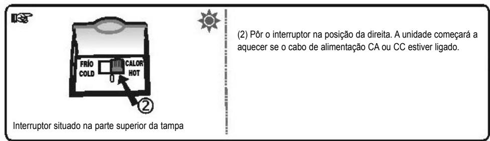 PALSON ALASKA - B- Como utiliser o interruptor FRIO / DESLIGADO / CALOR - 2