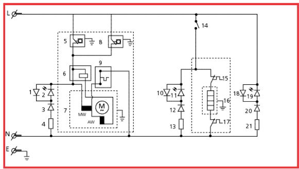 SUNBEAM H2O WATER DISPENSER - DIAGRAMA ELECTRICO - 1