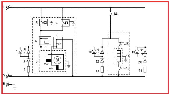 SUNBEAM H2O WATER DISPENSER - SCHEMA Électrique - 1