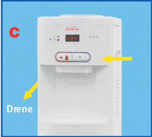 SUNBEAM H2O WATER DISPENSER - INSTRUCCIONES PARA LA LIMPIEZA DEL DEPOSITO DE AGUA - 3