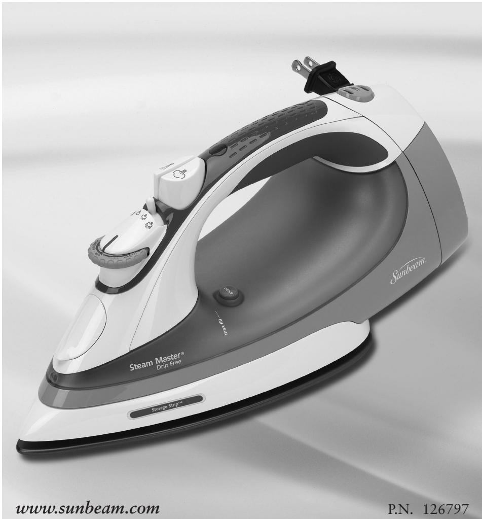 SUNBEAM STEAM MASTER IRONS - MODELS/ 4229, 4230, 4232, 4234 MODELES - 1