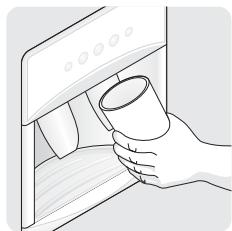 FRIGIDAIRE GLVC25VBDB1 - Using The Dispenser - 1