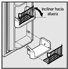 FRIGIDAIRE GLVC25VBDB1 - Paracaebar de posicón un compartmentivo ajustable de la puerta: - 3