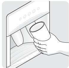FRIGIDAIRE GLVC25VBDB1 - Användning av dispensern - 1
