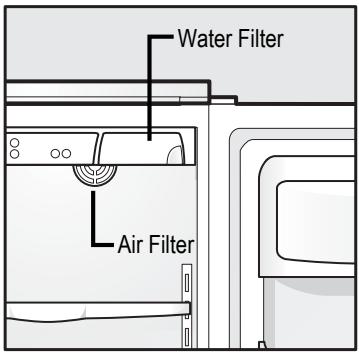 FRIGIDAIRE GLVC25VBDB1 - Locating The Filters - 1